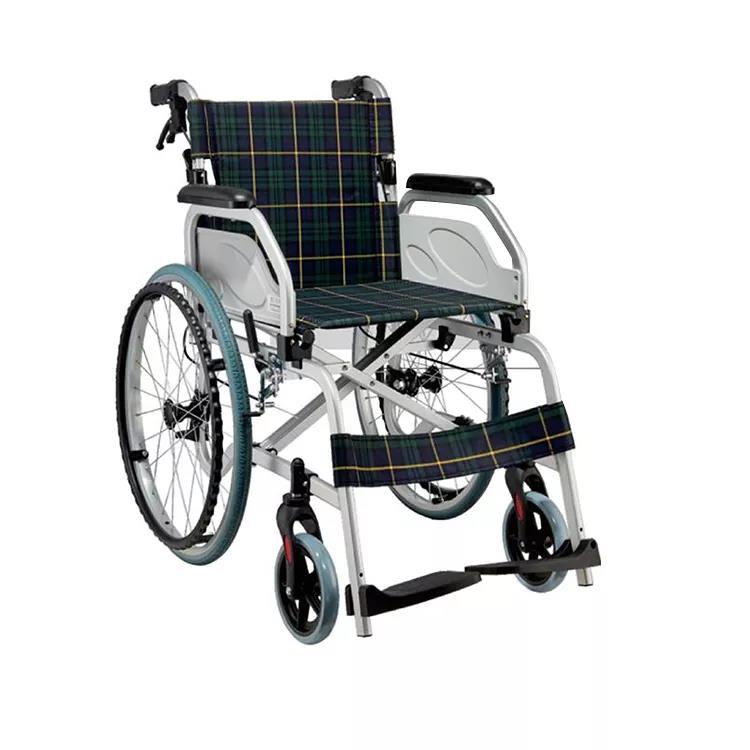 Hot Sale High Quality High-end Manual Luxury Aluminum Folding Hospital Wheelchair