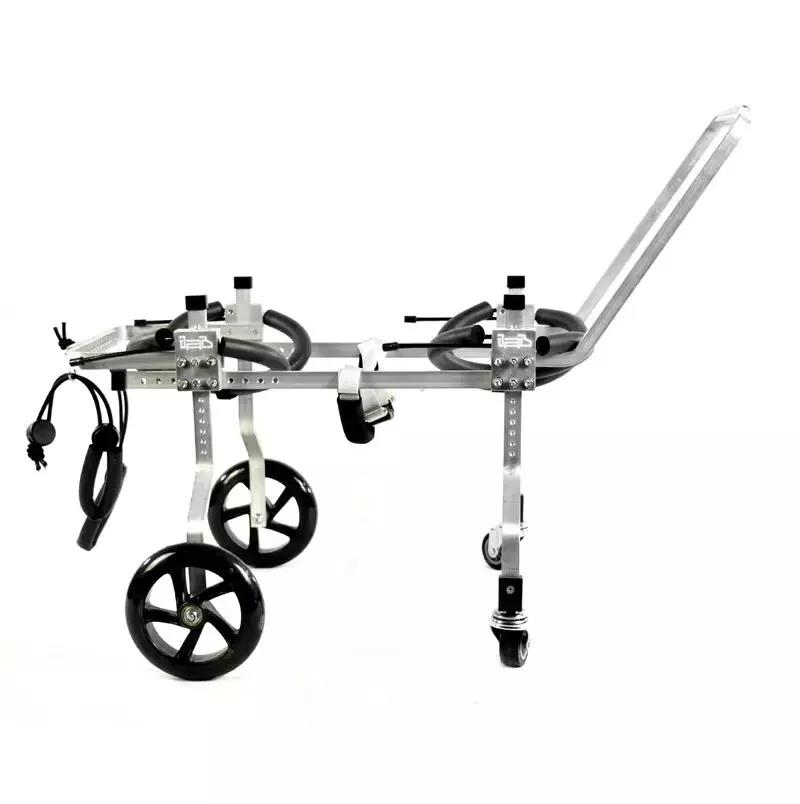 The new disabled pet wheelchair adjustable  pet walker wheelchair  cart for elder dog cat pet wheelchair